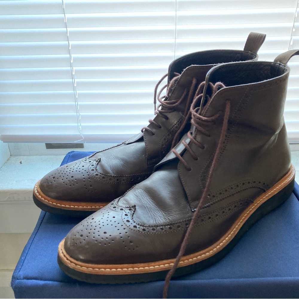 Victory Hydrogen 1 One Mens Brogue Dress Boot Sneaker Sole